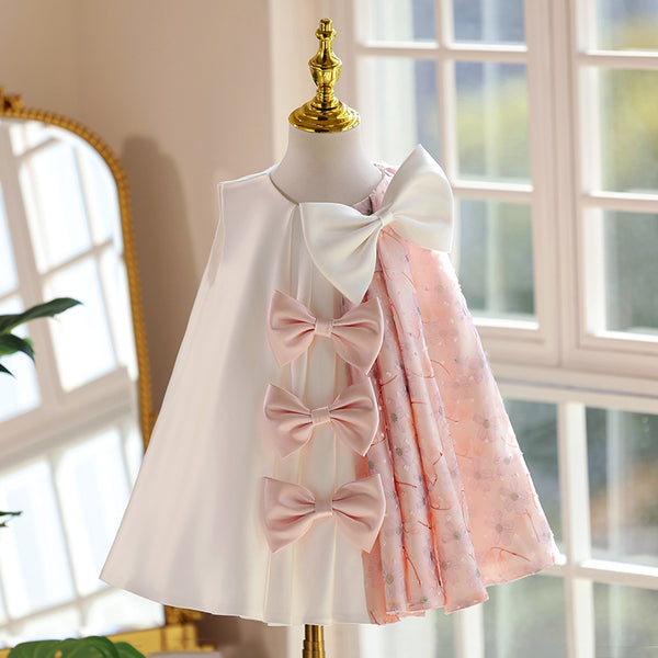 Sleeveless Knee-length Baby First Birthday Dress