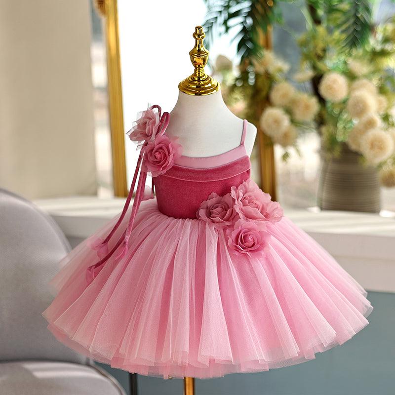 Sleeveless Knee-length Toddler Birthday Dress