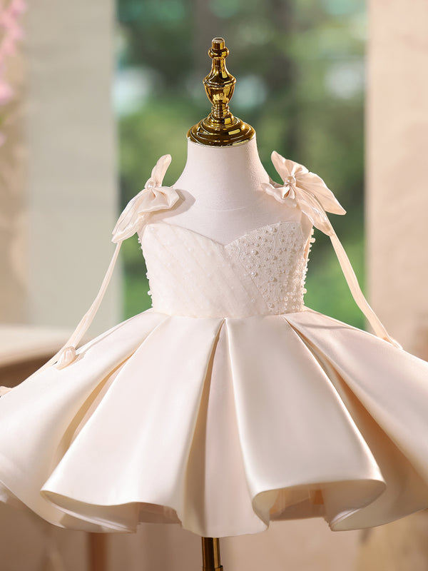 Sleeveless Knee-length Baby Flower Girl Dress