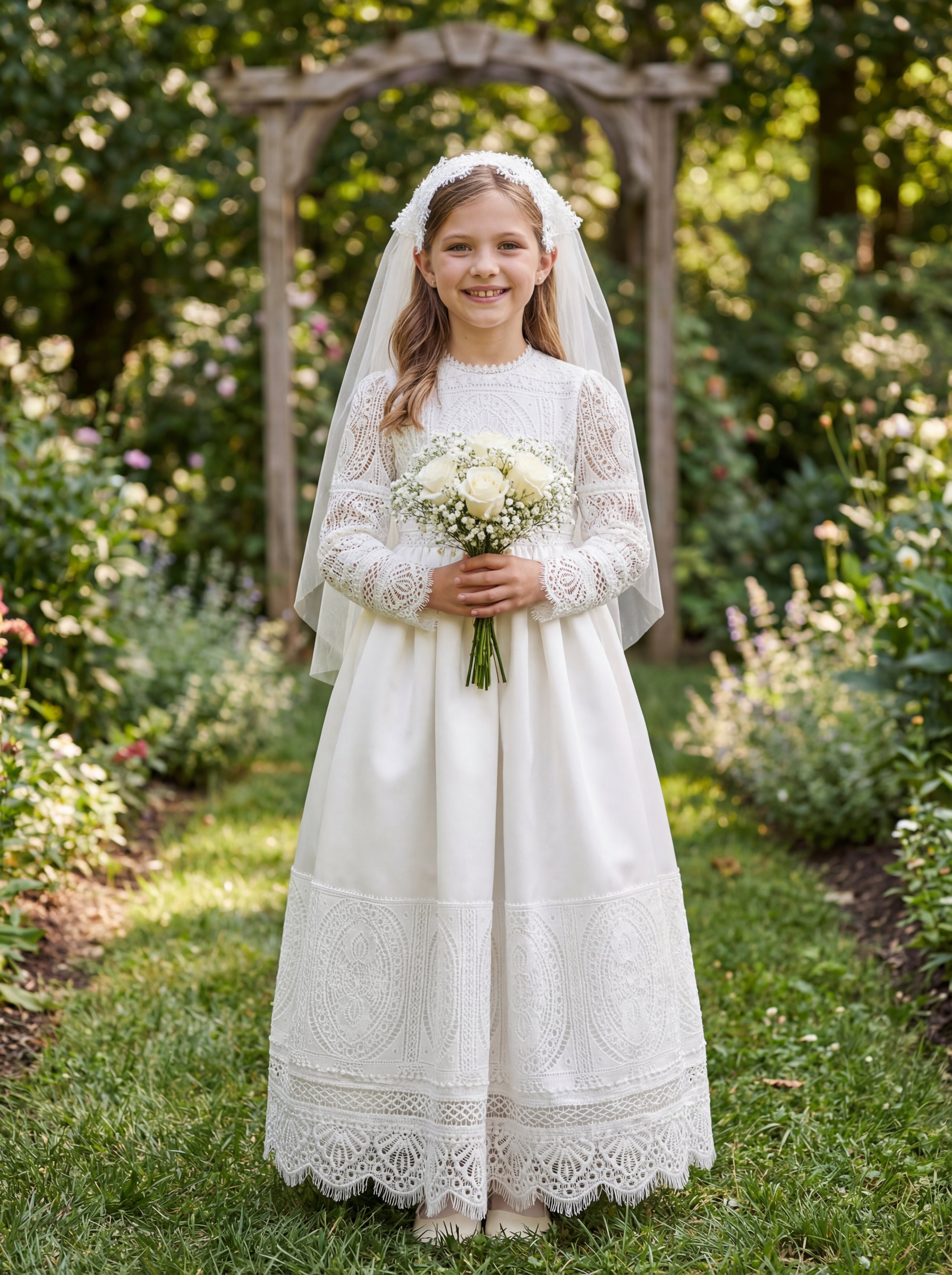 crochet first communion dresses Ravelry: First Communion Shawl for Celeste pattern by Lisa Gonzalez