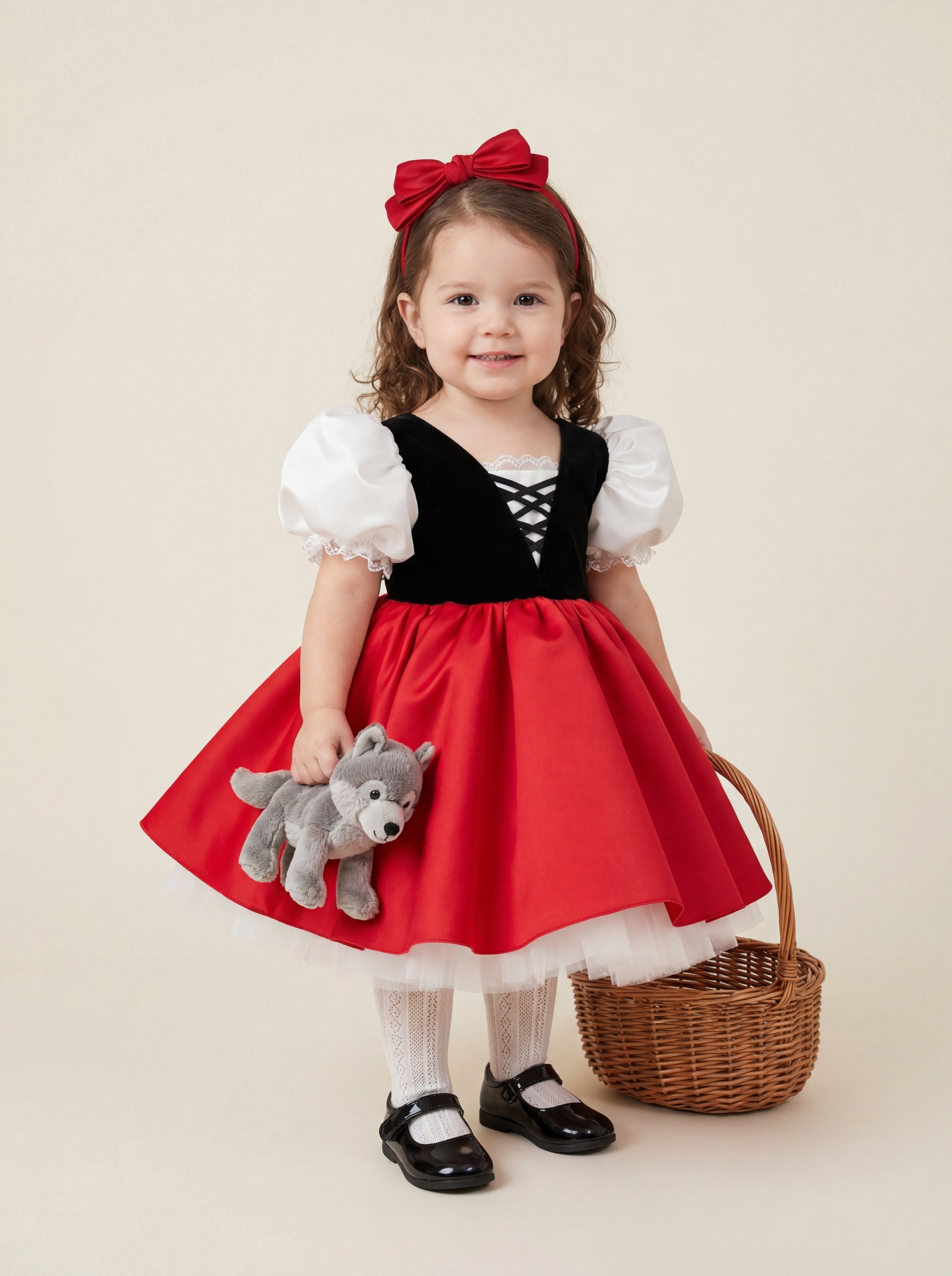little red riding hood wedding dress fitted lace wedding dress Little Red Riding Hood Cottage Dress