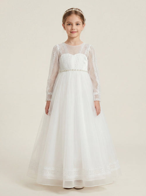 sachin and babi light blue dress Black nightgown with lace bodice and pleated skirt main image 1