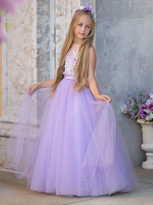 Sleeveless Floor-length Flower Girl Dress Sale