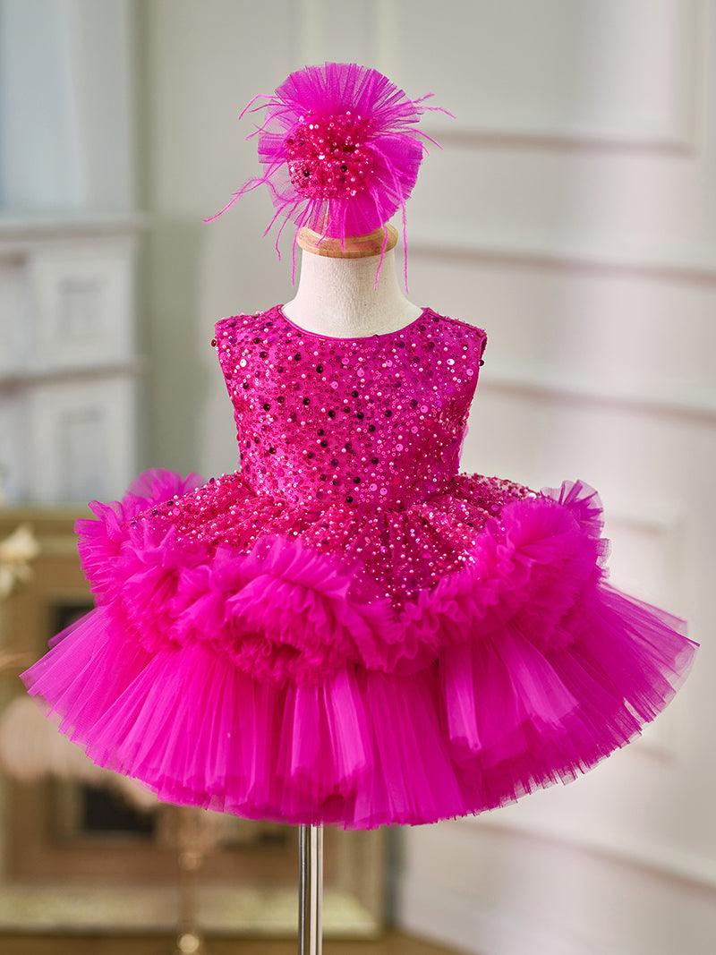 Knee-length Sleeveless Baby Girl Dress