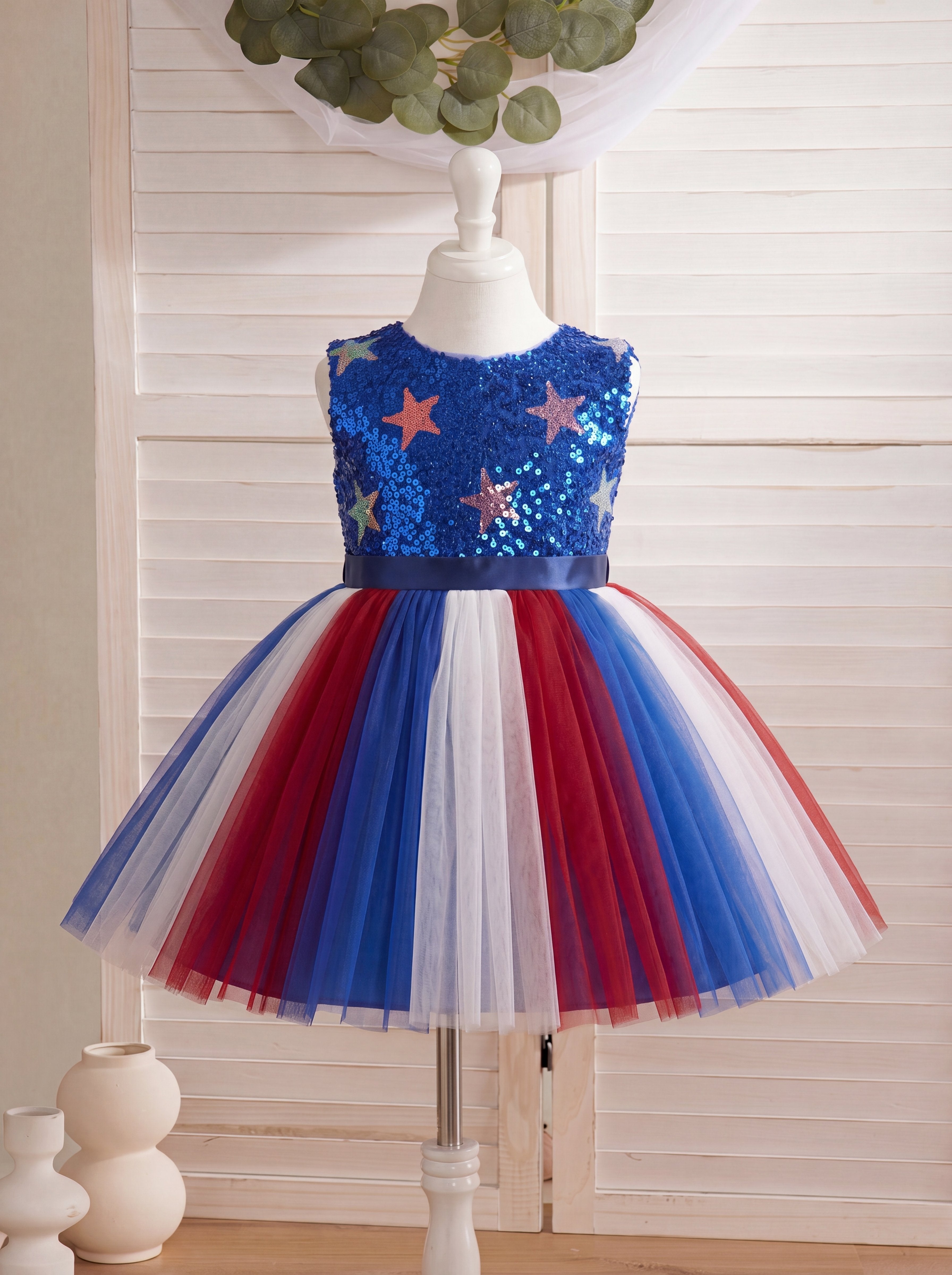 4th of july sequin dress Womens Sleeveless Spaghetti Straps Maxi Dress Stars Stripes 4th of July  Patriotic Sundress Summer Dresses