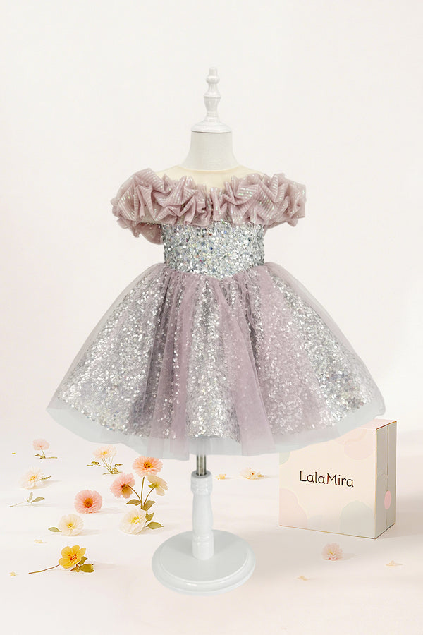 Sleeveless Knee-length Toddler Pageant Dress