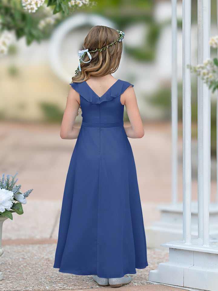 lalamira evening dresses LaLaMira The Cinderella Blue Iridescent Pageant Dress & Flower Girl Ballgown Blue / 10Y